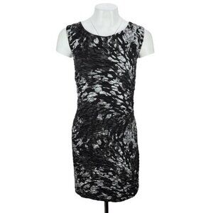 FRANK LYMAN Design Floral Crinkle Sheath Dress Women's Size 18